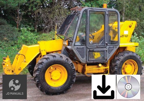 Jcb loadall 525 527 - jcb, 525,