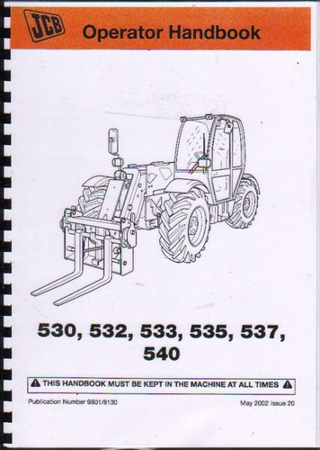 Jcb 530 532 - jcb, 530/532/533/535/537/540