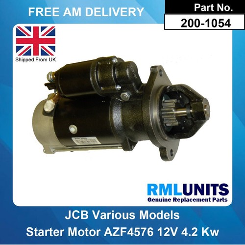 Starter motor for jcb - starter,